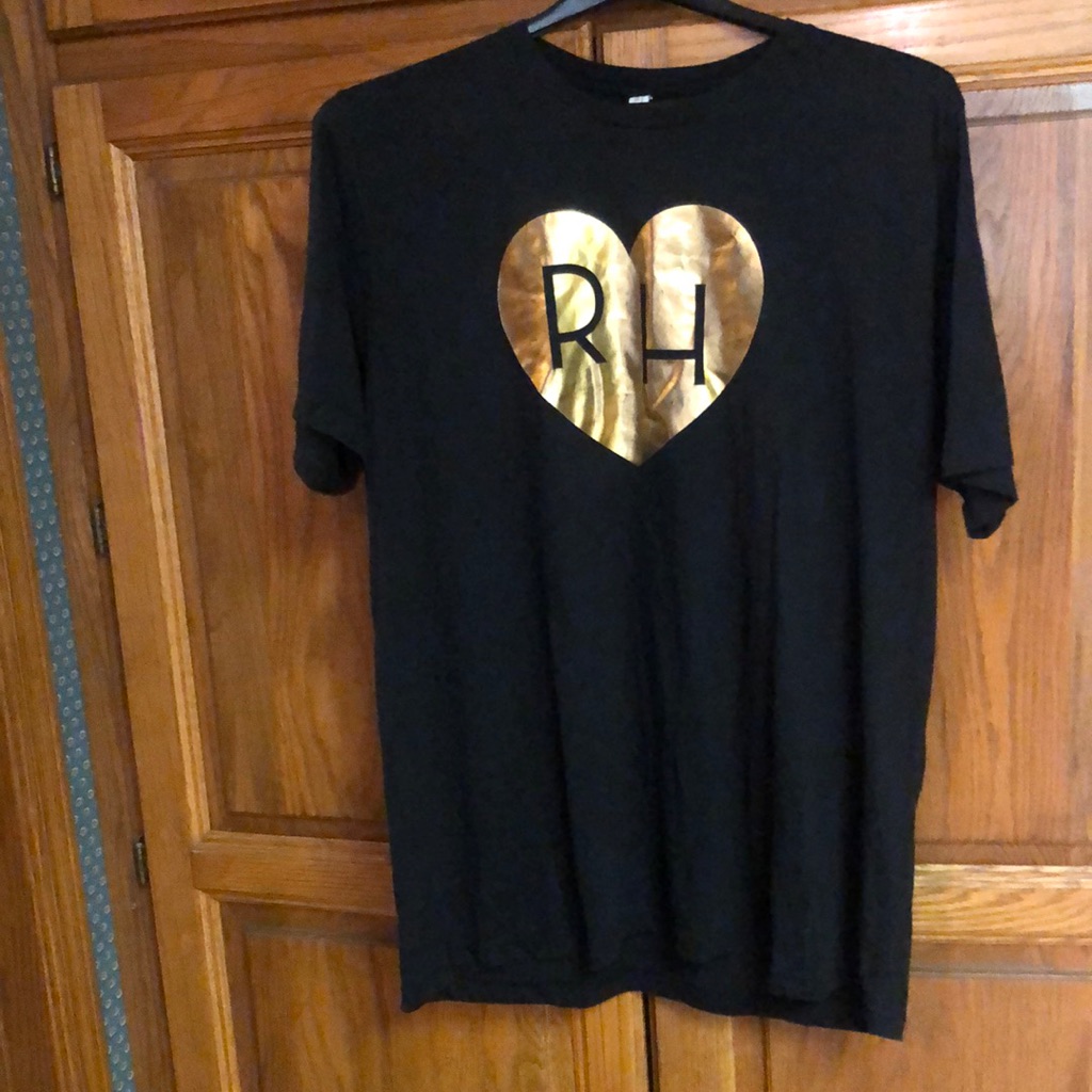 Canvas Bella 2xl Black With Gold Rh Very Soft Shirt
